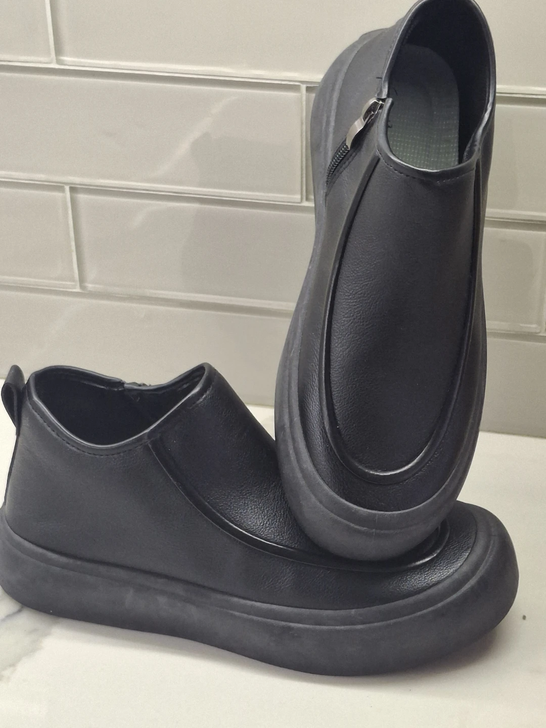 Black Side Zip Boots - photo 3