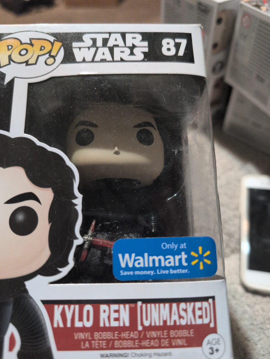 Funko Pop! Star Wars Kylo Ren [Unmasked] #87