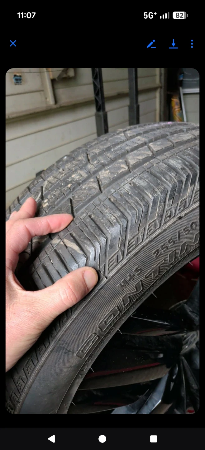 2024 VW Tiguan tires and 20 inch rims