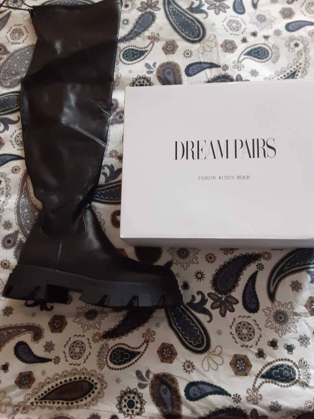 Dream Pairs Black Over-the-Knee Boots - photo 2