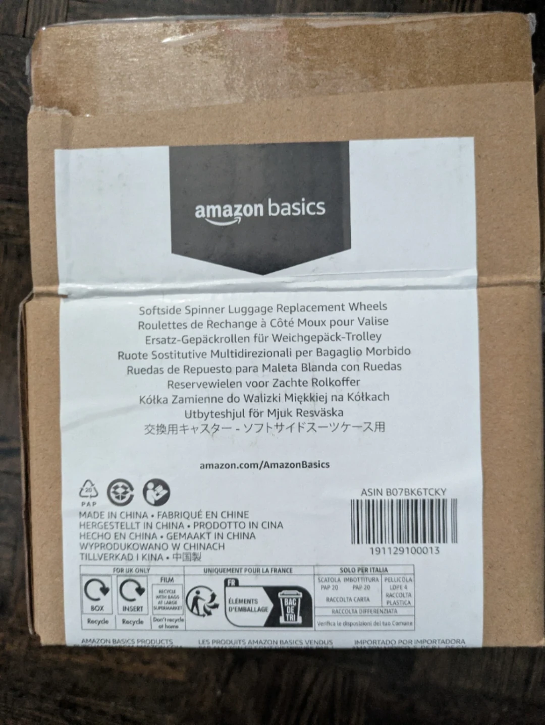 Amazon Basics Replacement Luggage Spinner Wheels - Pack of 4 - photo 2