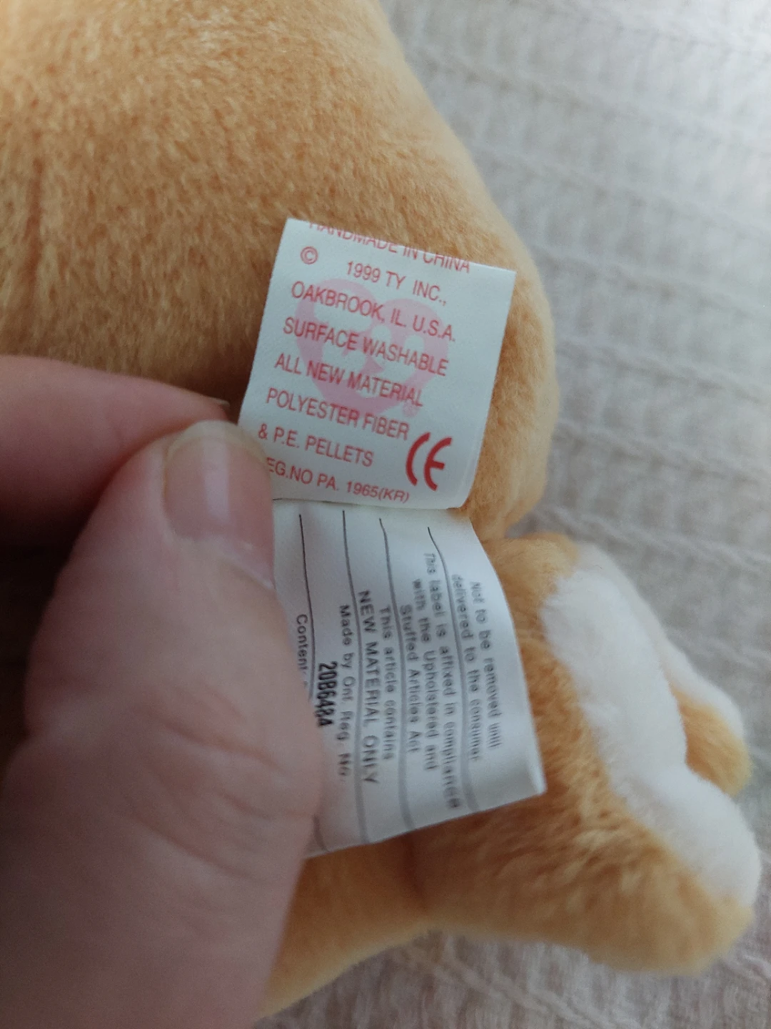 Ty Beanie Baby "Hope" Teddy Bear plush - photo 4