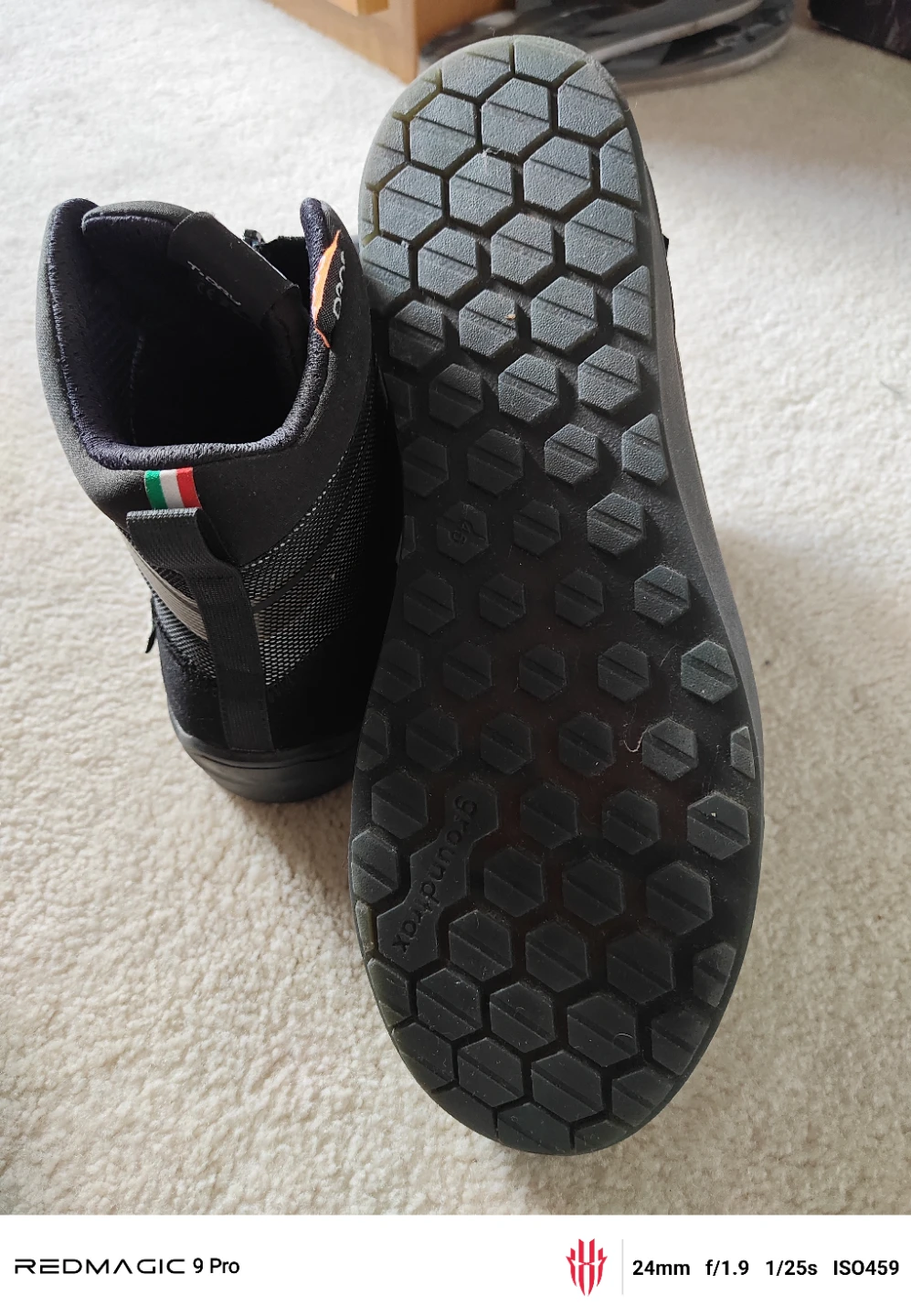 TCX Black Motorcycle Boots 11" - photo 4