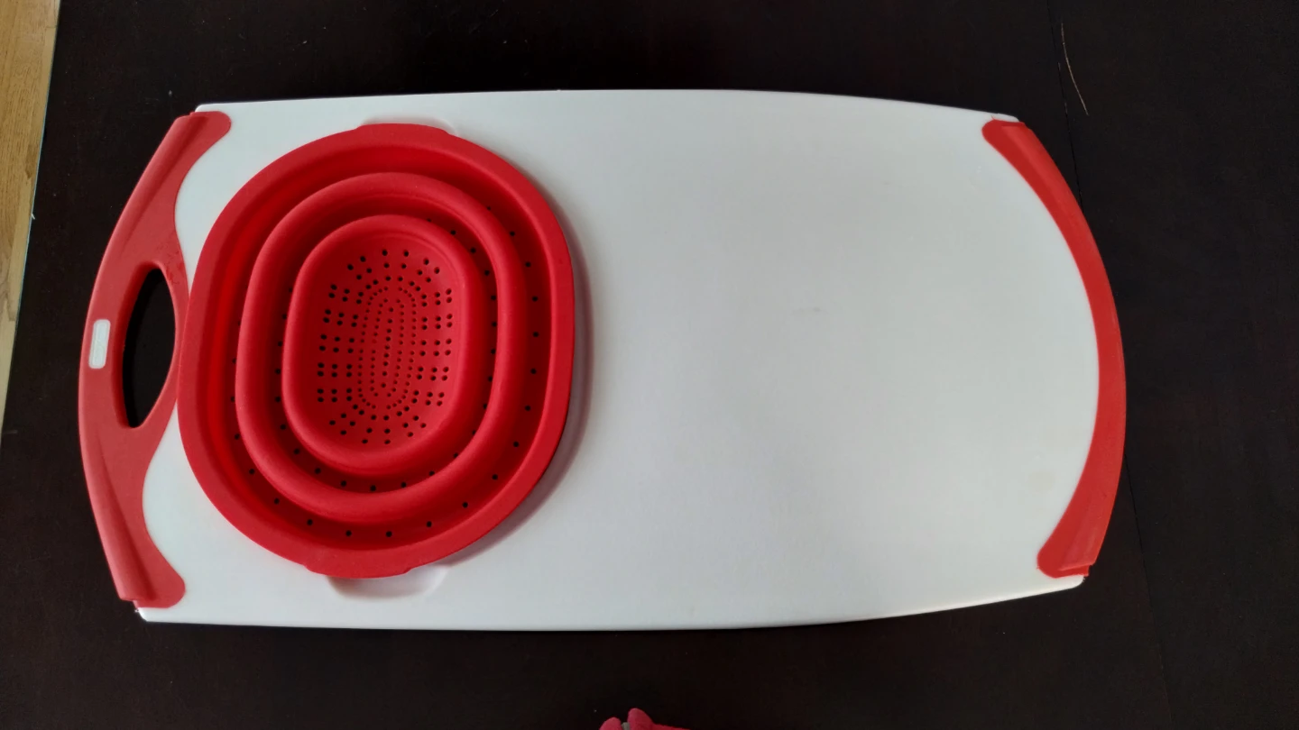 Collapsible Cutting Board and Colander