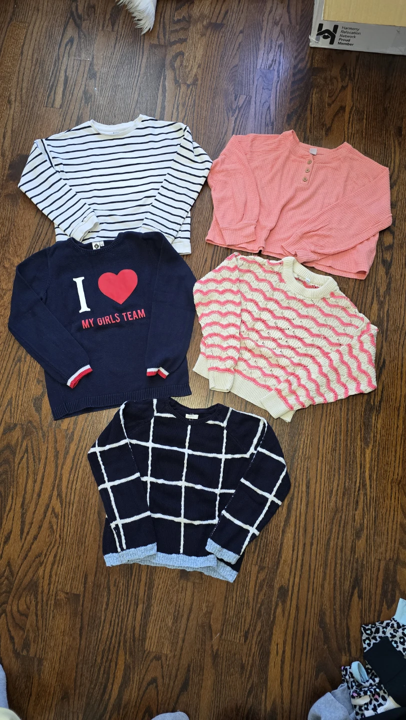 Girls' Sweaters Bundle of 5 Size 10Y