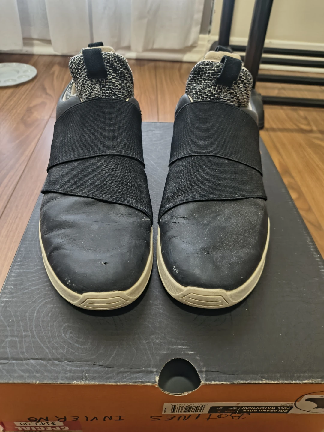 Black Slip-On Sneakers