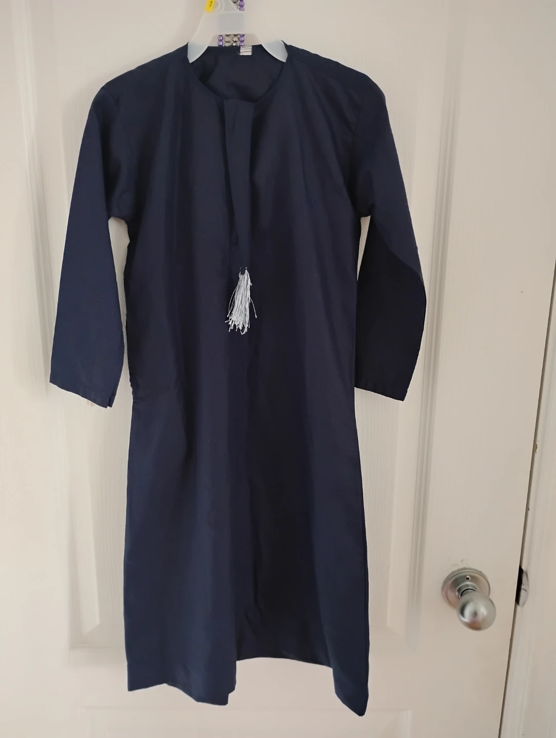 Navy Blue Long Sleeve Kurta