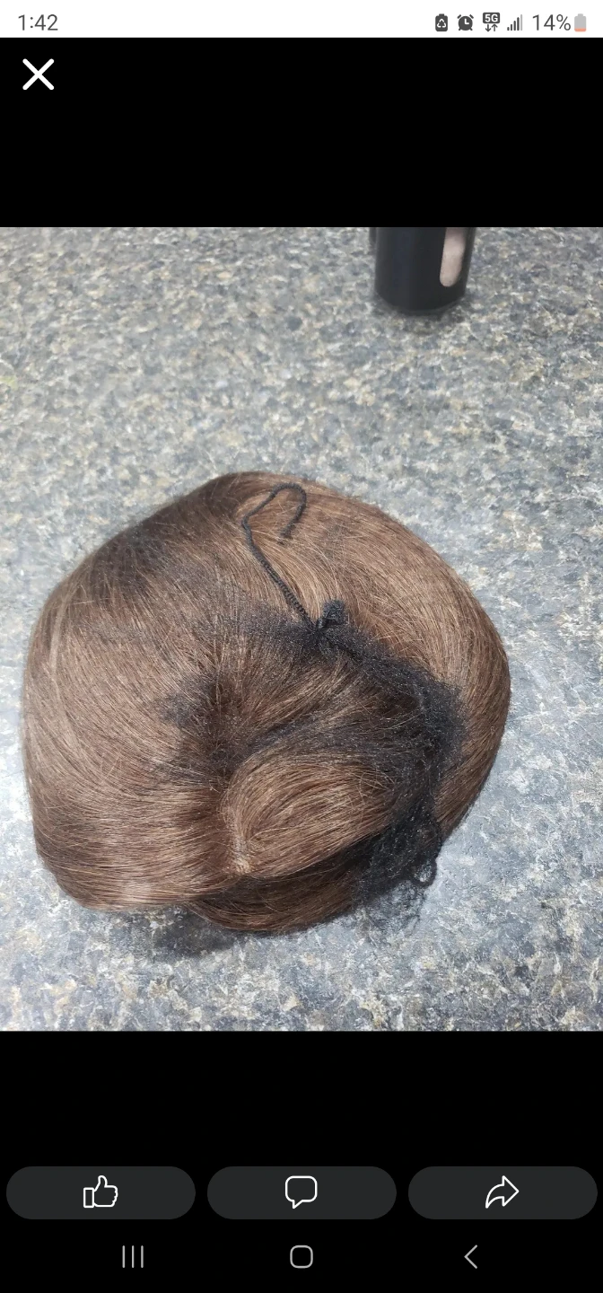 Brown Hair Topper with Clips - photo 4