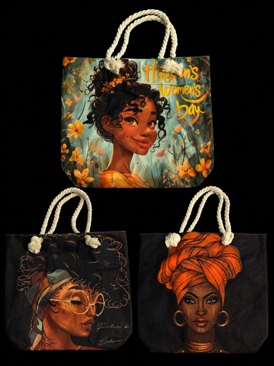 Tote Bag with Artistic Print