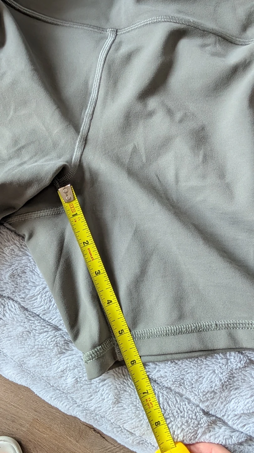 Lululemon Biker Shorts Size 10 Sage Green - photo 4