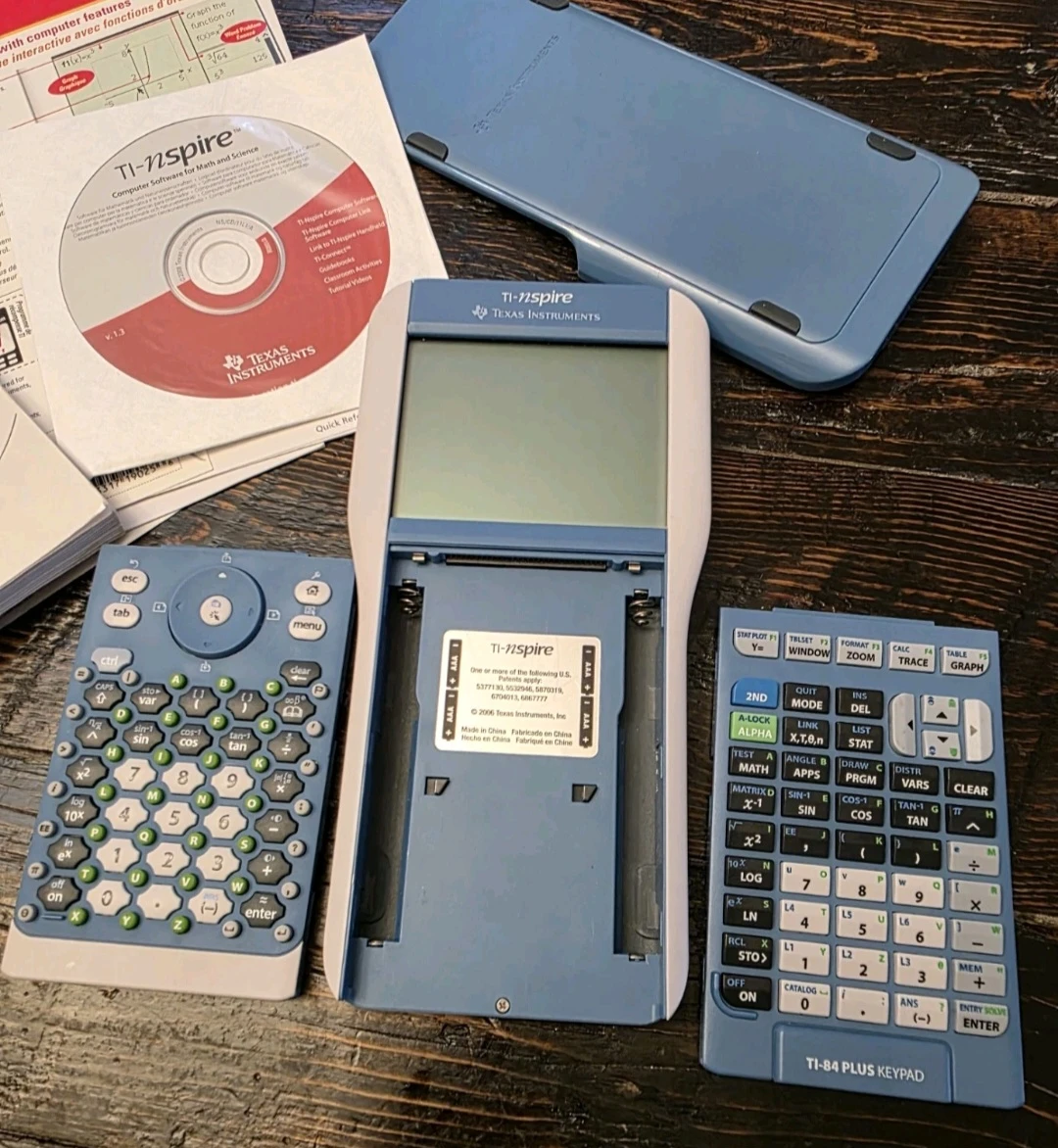 TI-nspire Graphing Calculator with TI-84 Plus KeyPad w/Books - photo 3