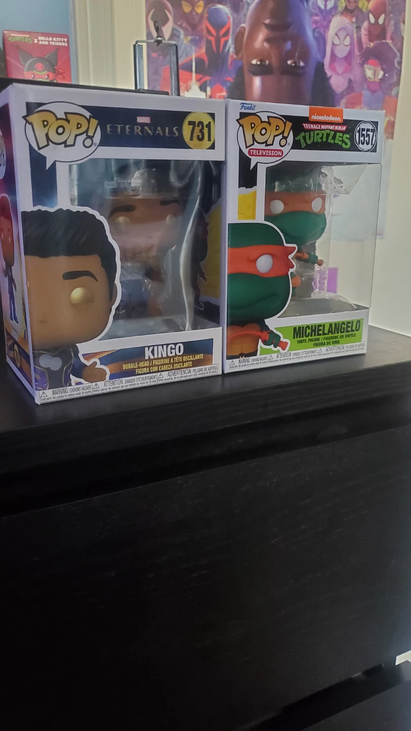 2 Funk Pop - Marvel Kingo & TMNT Michelangelo