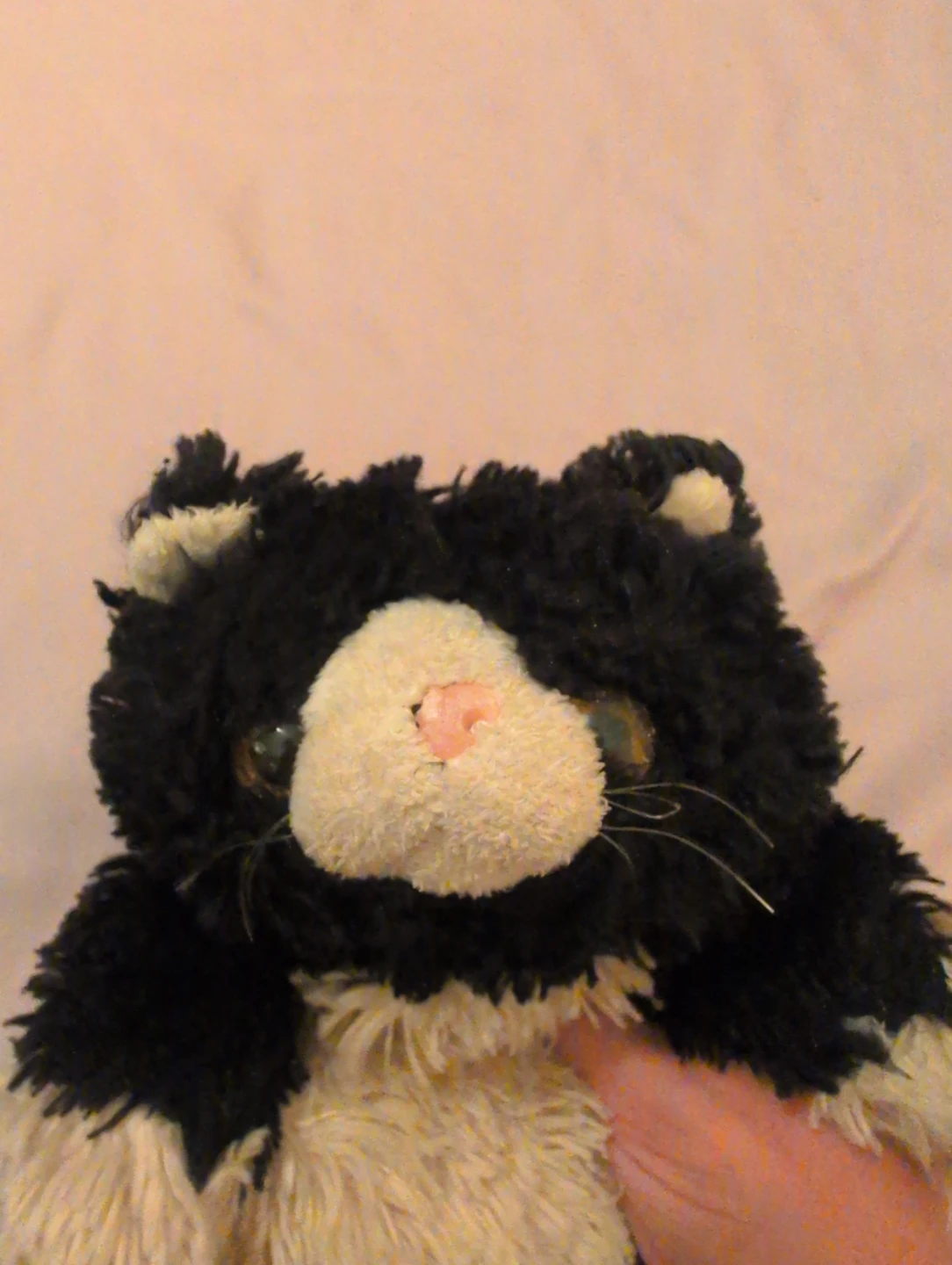 Black and White Plush Cat Toy - photo 5