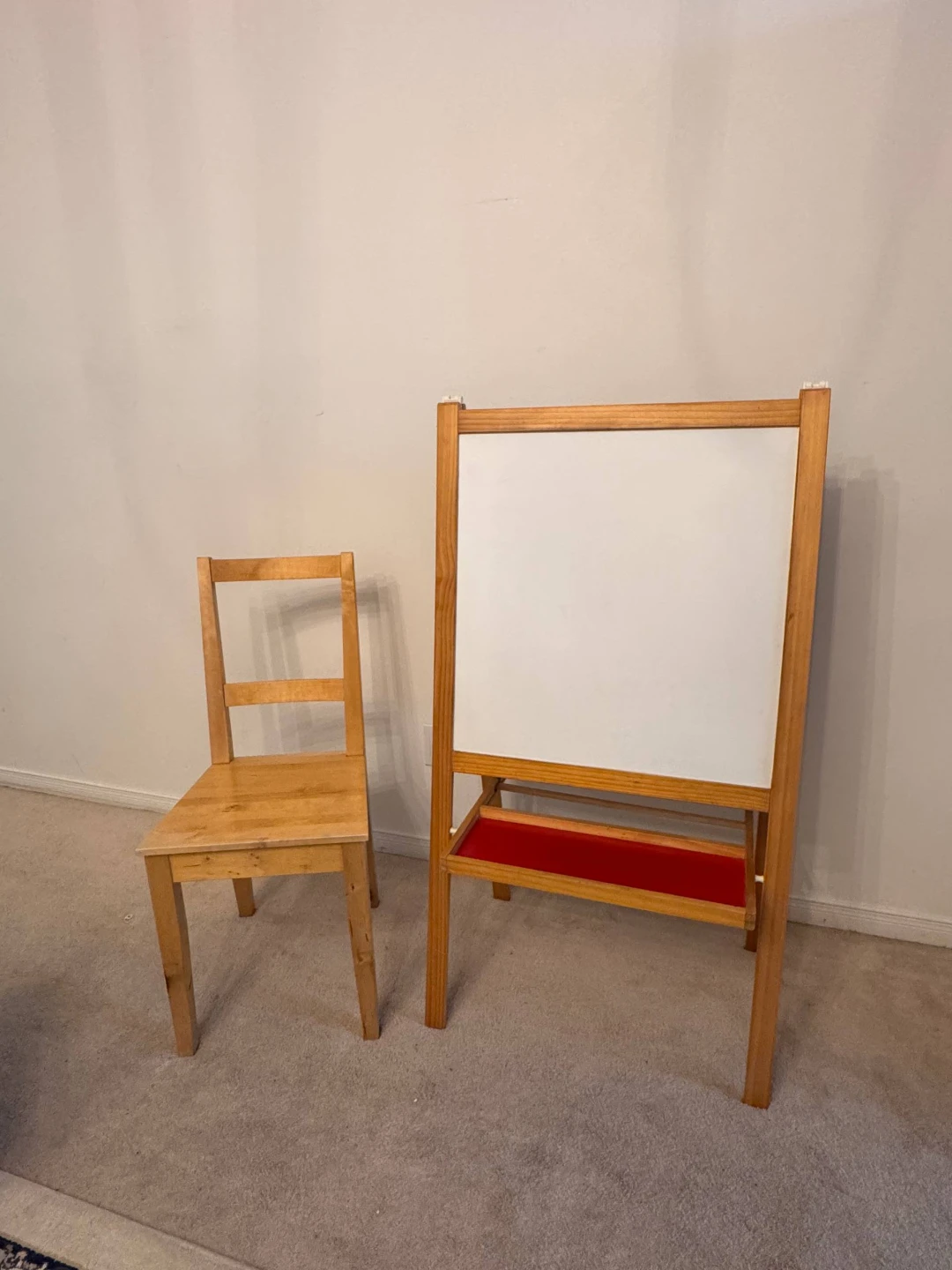 Wooden Easel  Double Side and Chair Set - photo 4