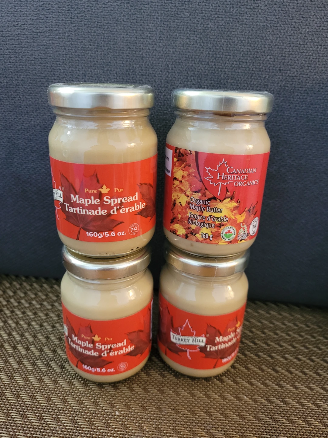 Maple Spread & Butter Jars