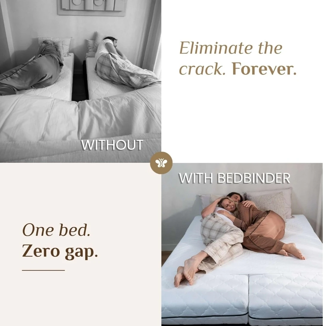 Bedbinder Deluxe Bed Bridge Mattress Gap Filler Twin to King - photo 4