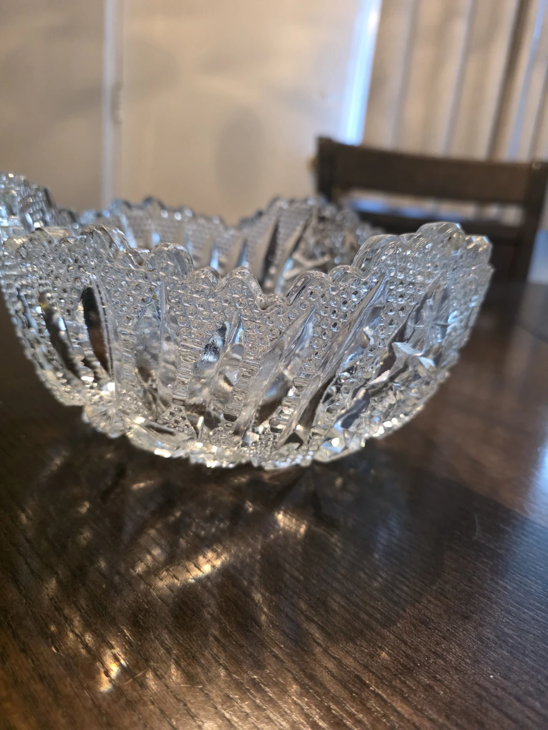 Vintage Imperial Cut Glass Bowl