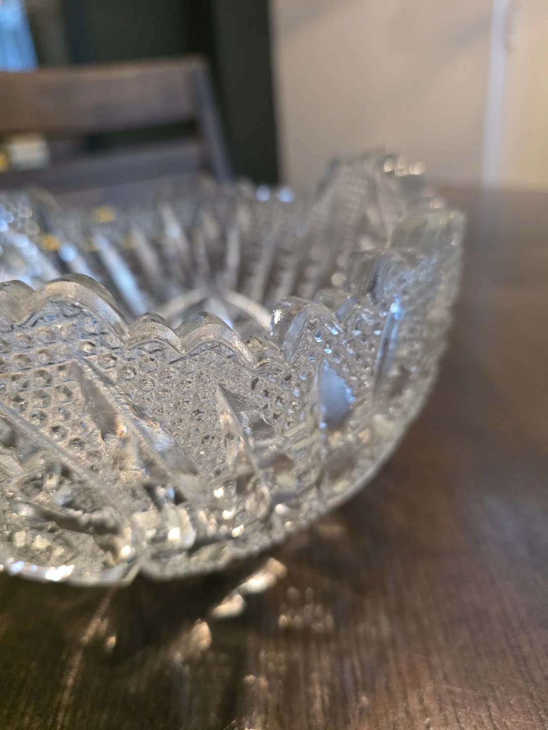 Vintage Imperial Cut Glass Bowl - photo 3
