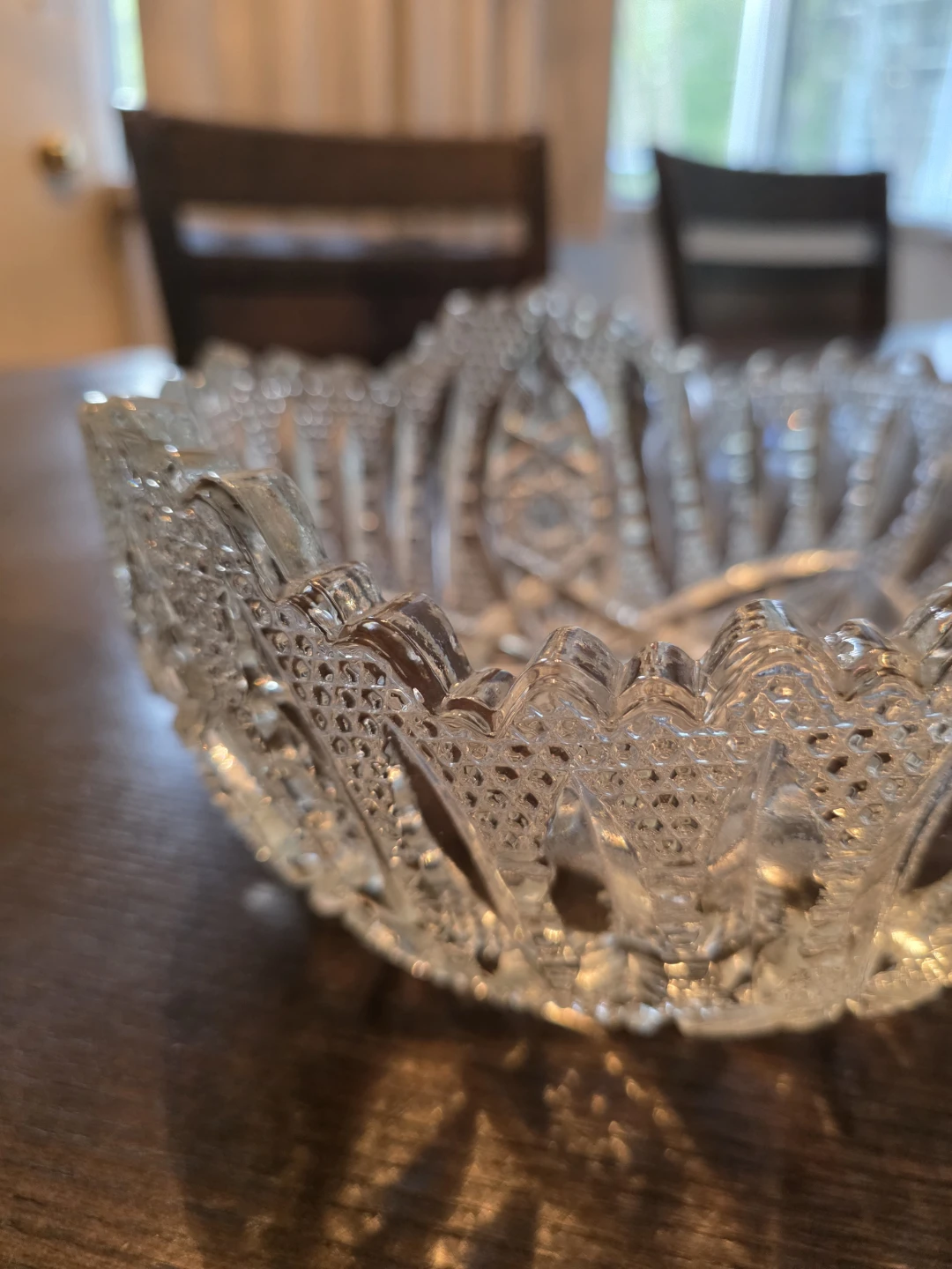 Vintage Imperial Cut Glass Bowl - photo 4