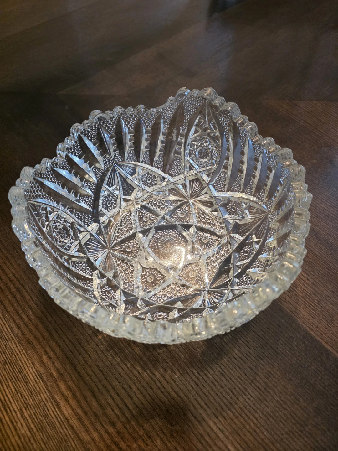 Vintage Imperial Cut Glass Bowl - photo 5