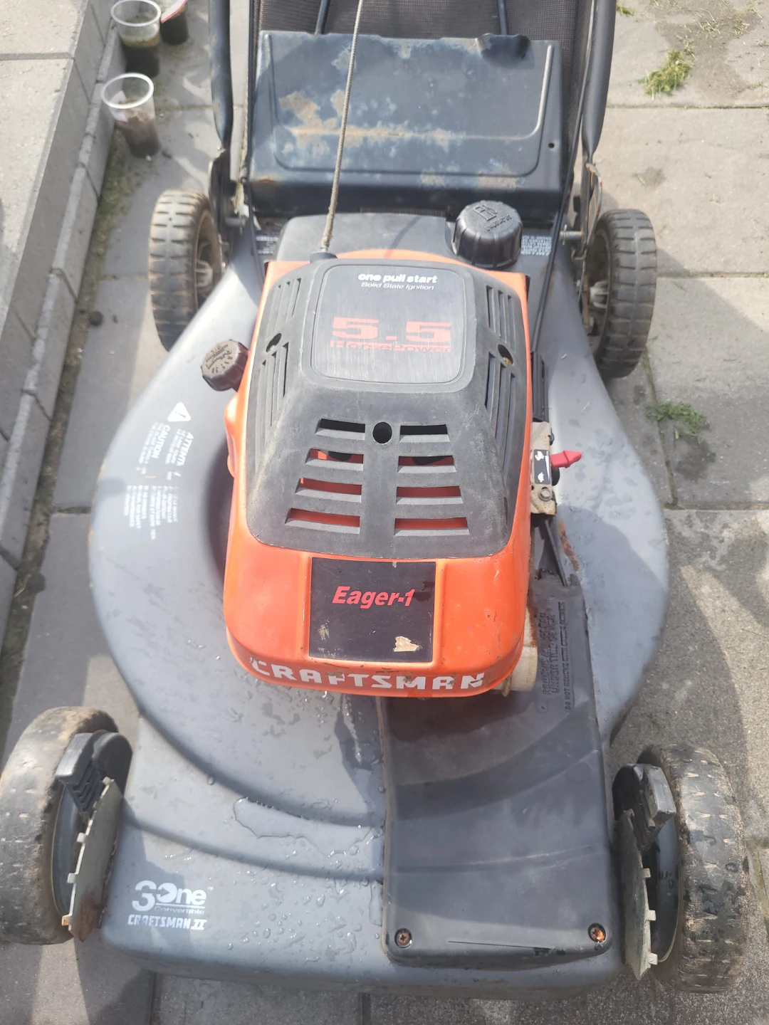 Craftsman 5.5 HP Eager-1 Push Mower - photo 2