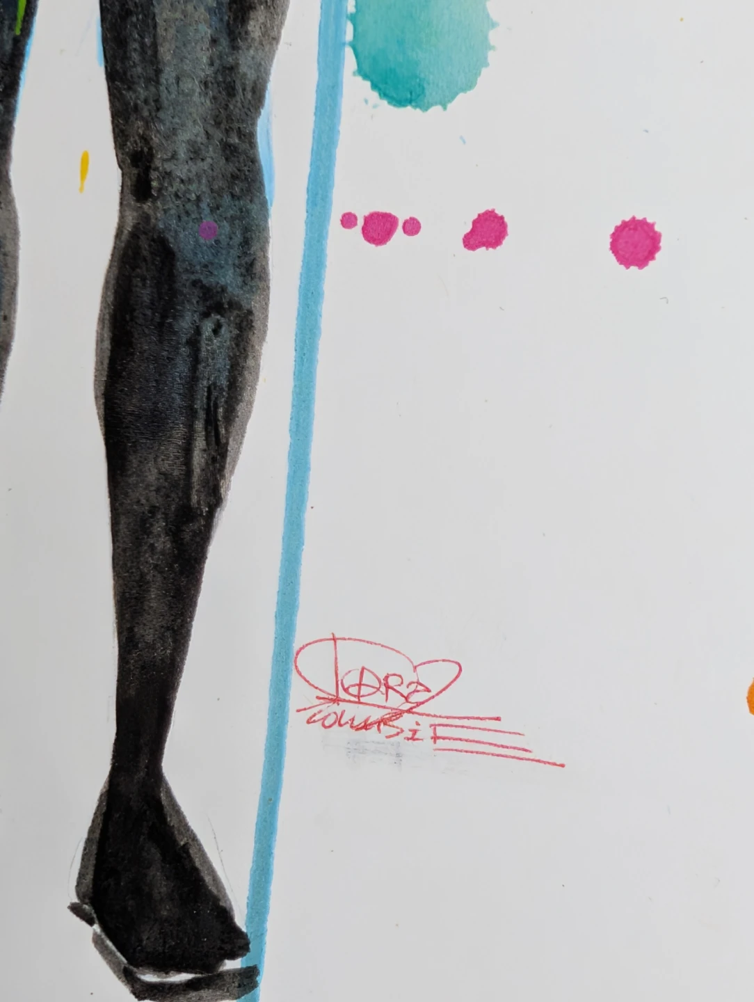 Rainy By Lora Zombie signed Art Framed by Eye On Walls Canada - photo 5