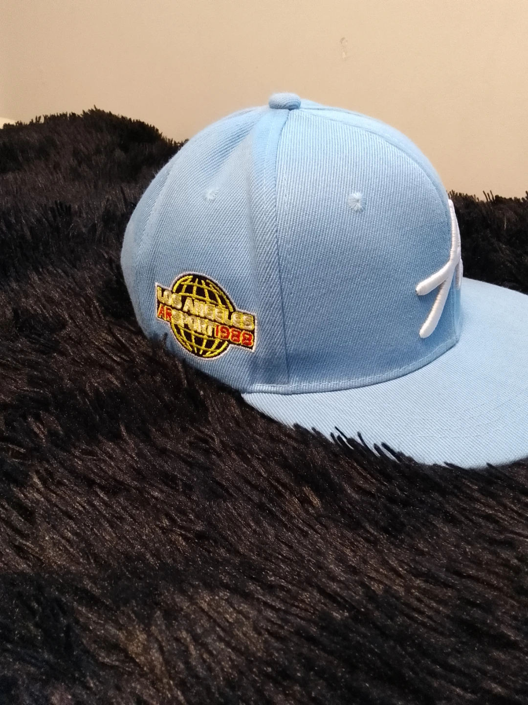 Light Blue Baseball Cap with 'A' Logo - photo 2