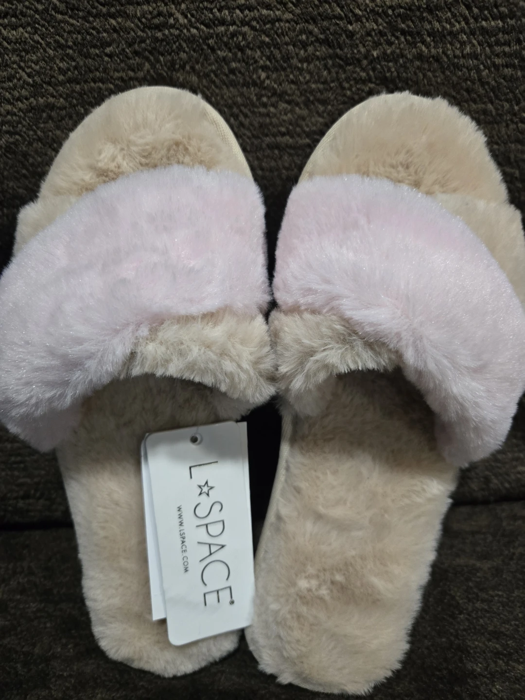 L*SPACE Fuzzy Slippers - photo 2