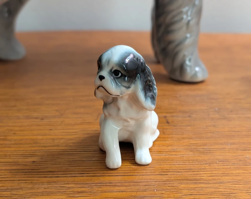 Vintage Japan Cocker Spaniel Statue - photo 2
