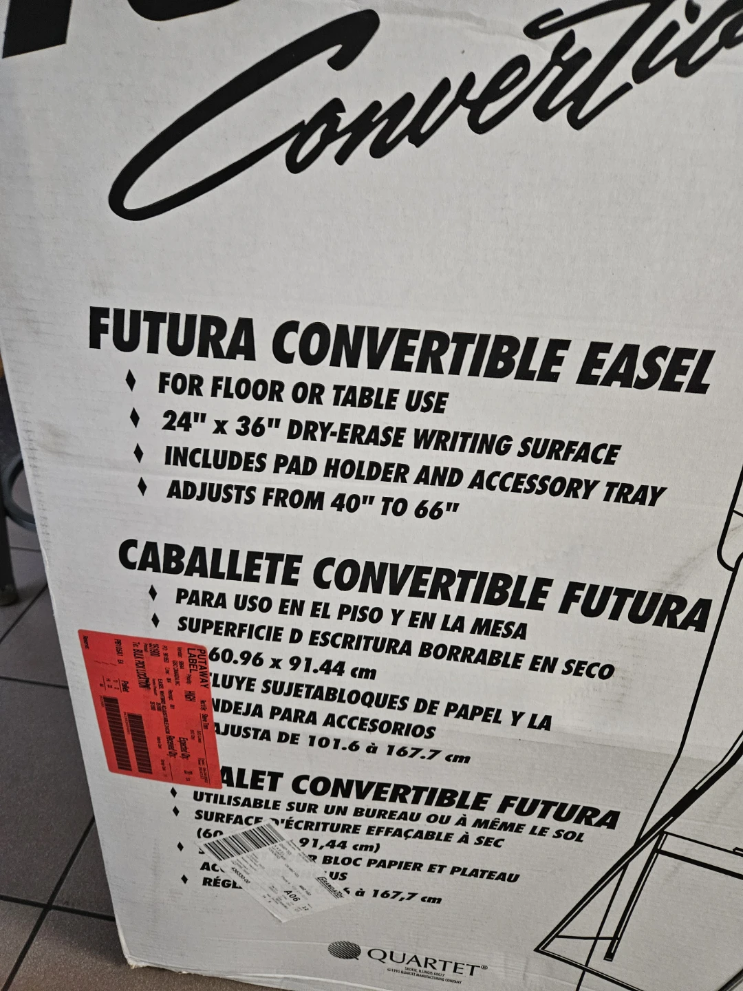 New dry erase Easel convertible - photo 2