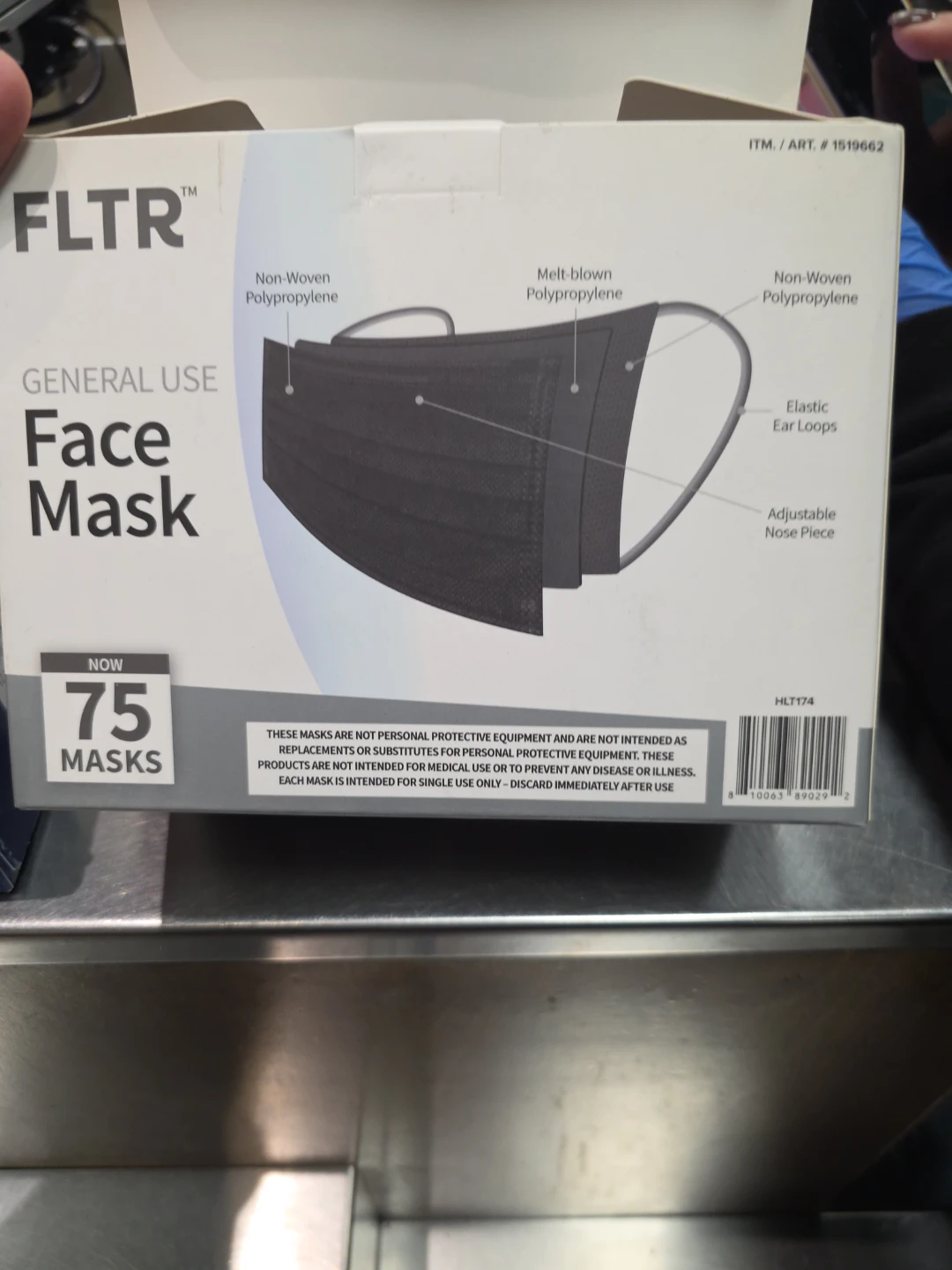 General Use Face Masks - 75 Count