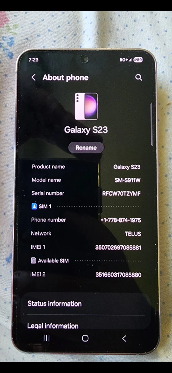 Samsung Galaxy S23 Smartphone