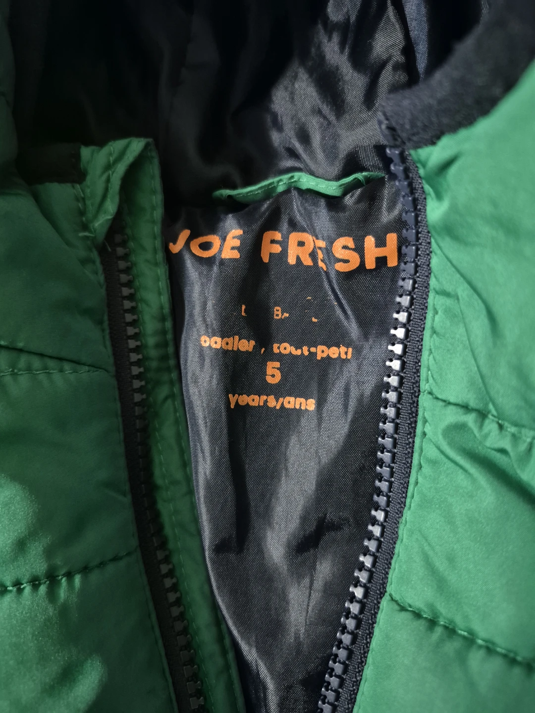 Joe Fresh Kids Puffer Jacket - Size 5 - photo 2