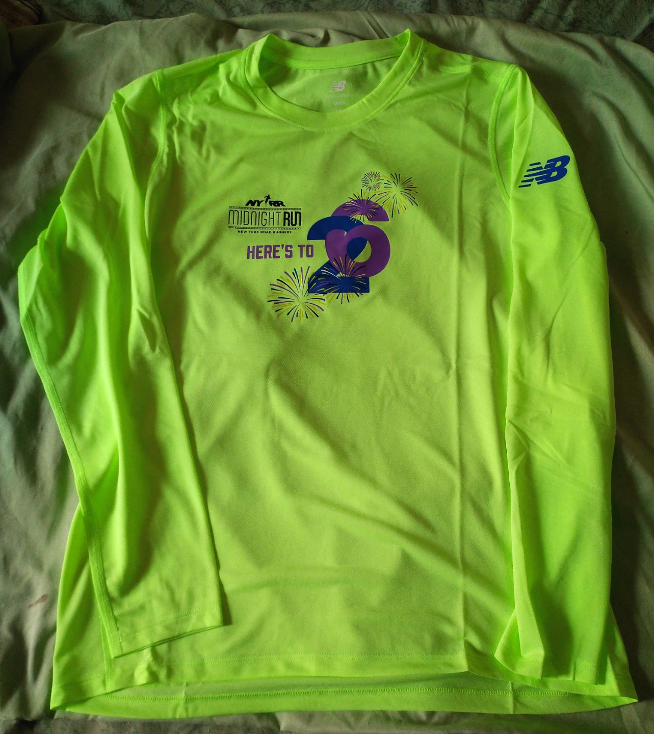 New Balance Women's NYCR Midnight Run Long Sleeve Shirt