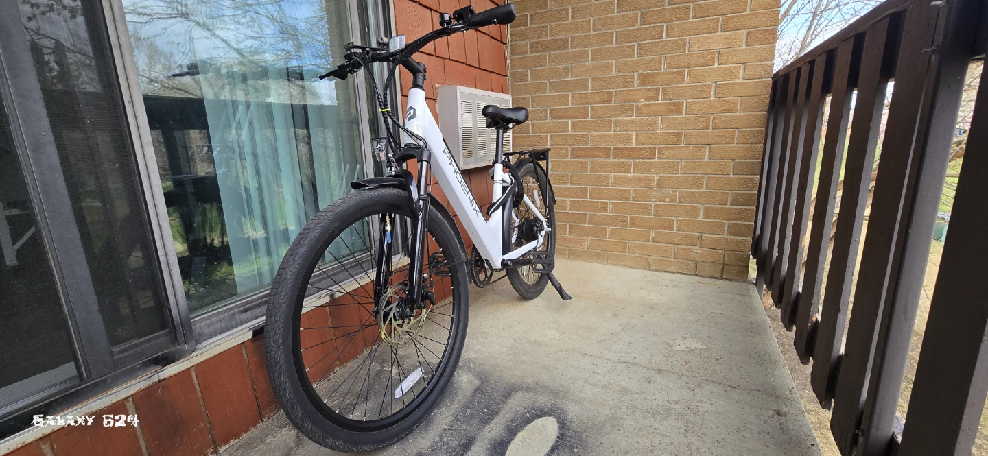 Phoenix Electric Bike - White/black