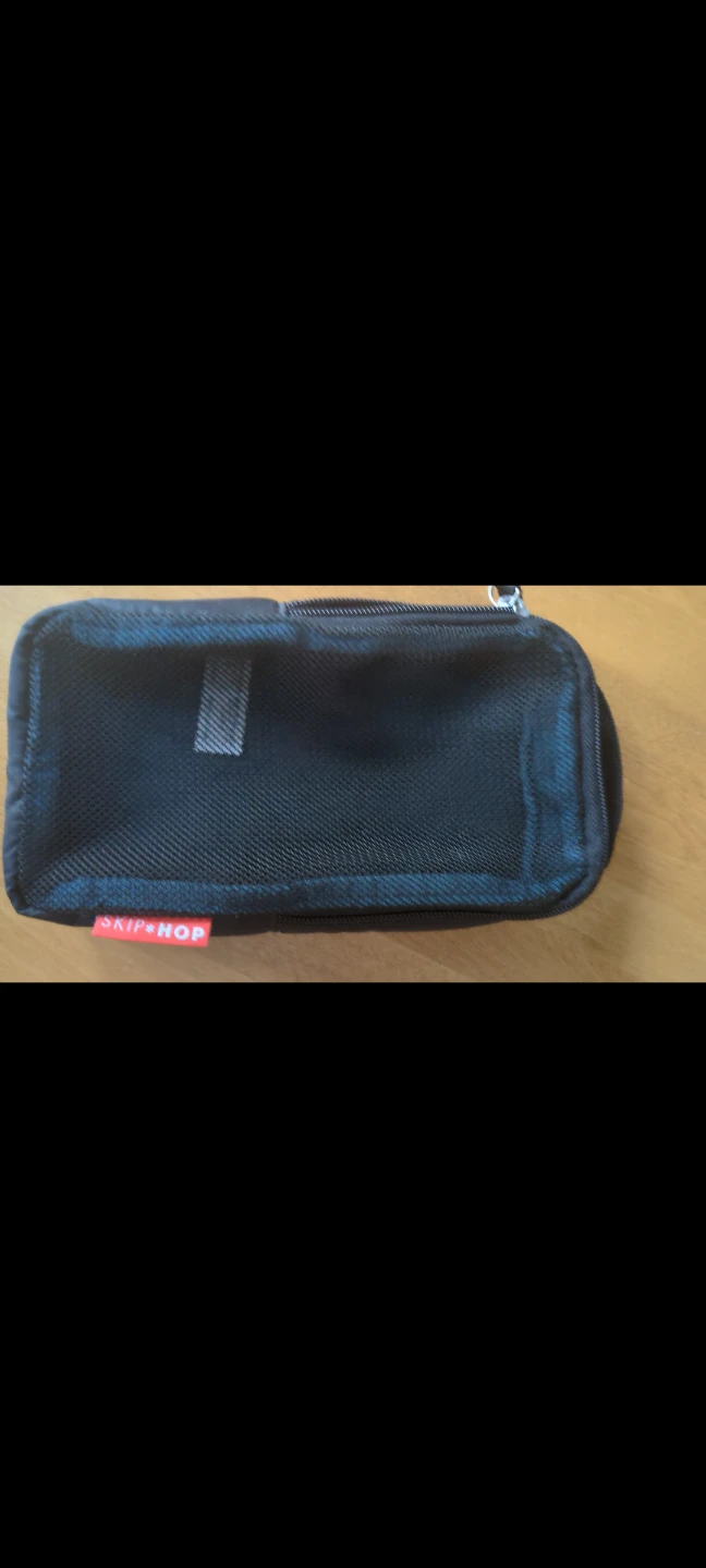 Skip Hop Black Organizer Mesh Pouch bag