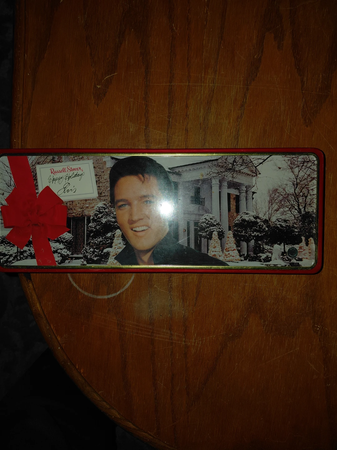 Russell Stover Elvis Presley Holiday Tin