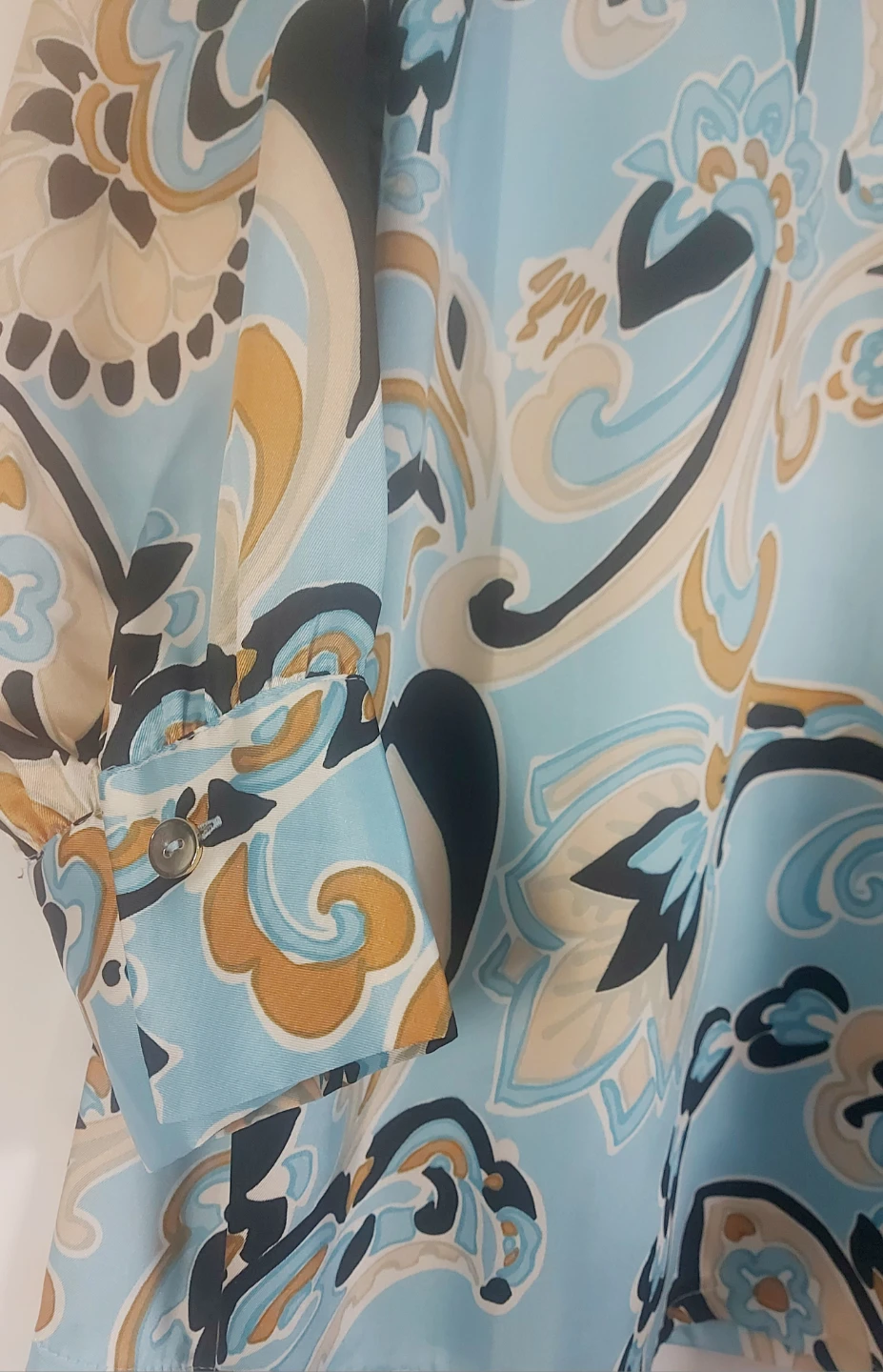 ZARA Printed Long Sleeve Button-Up Shirt - photo 5