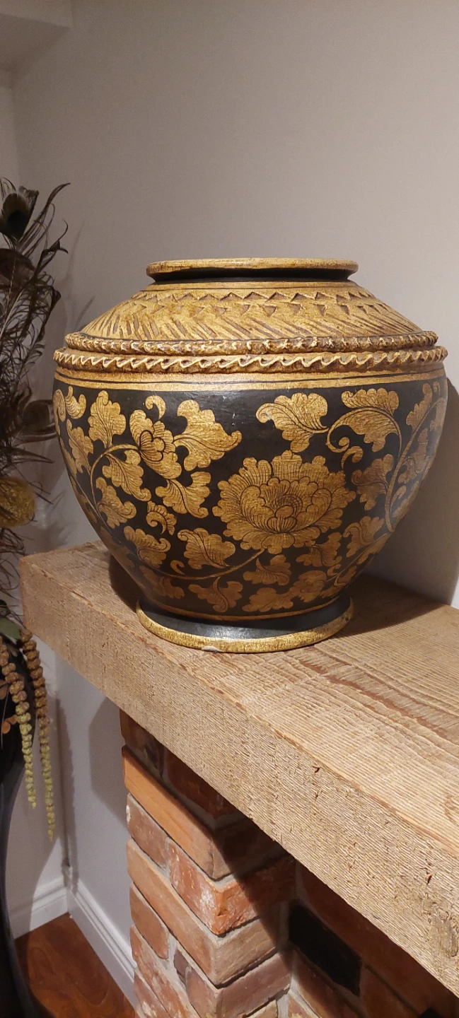 Vintage Decorative Lidded Urn Jar - photo 2