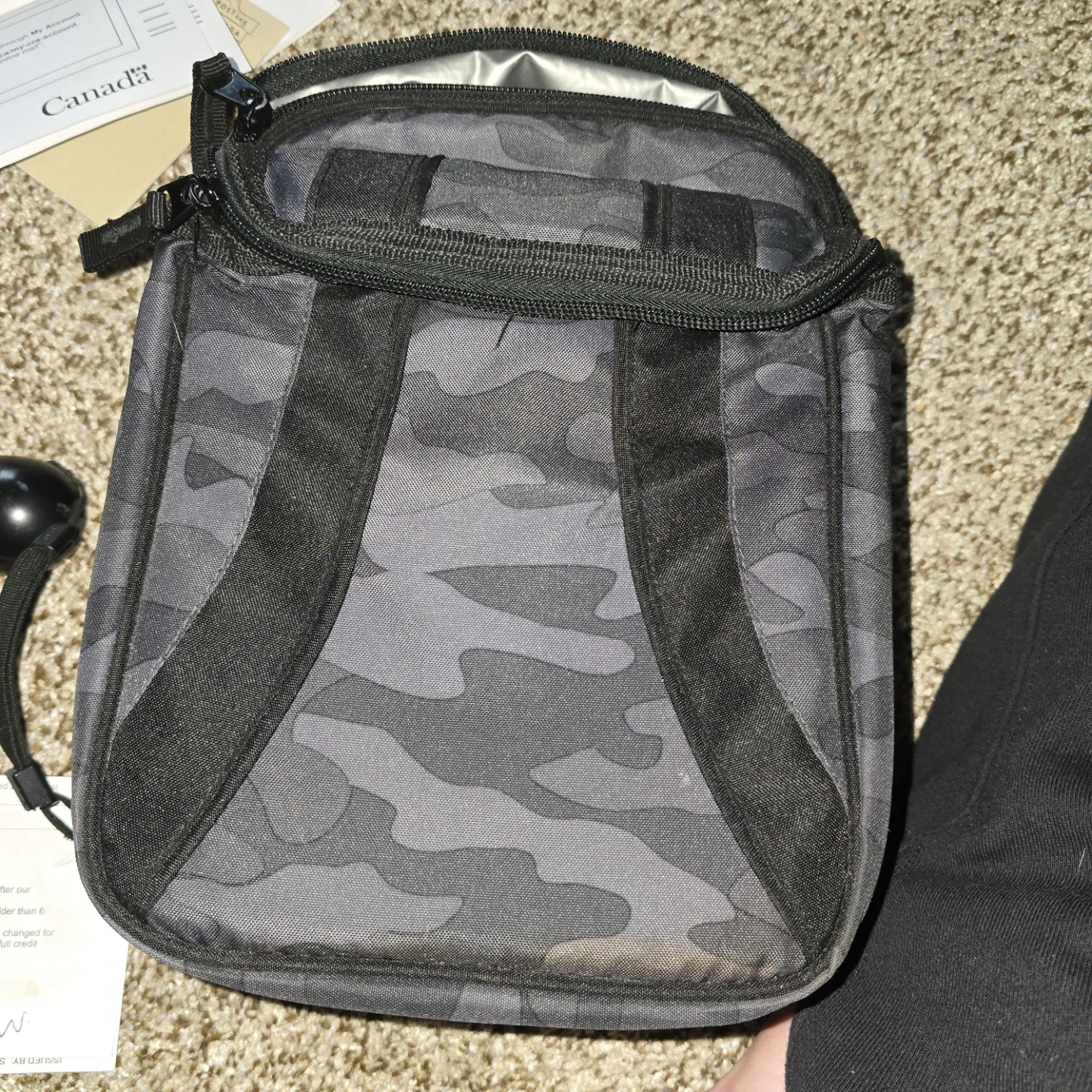 Camouflage Insulated Lunch Bag