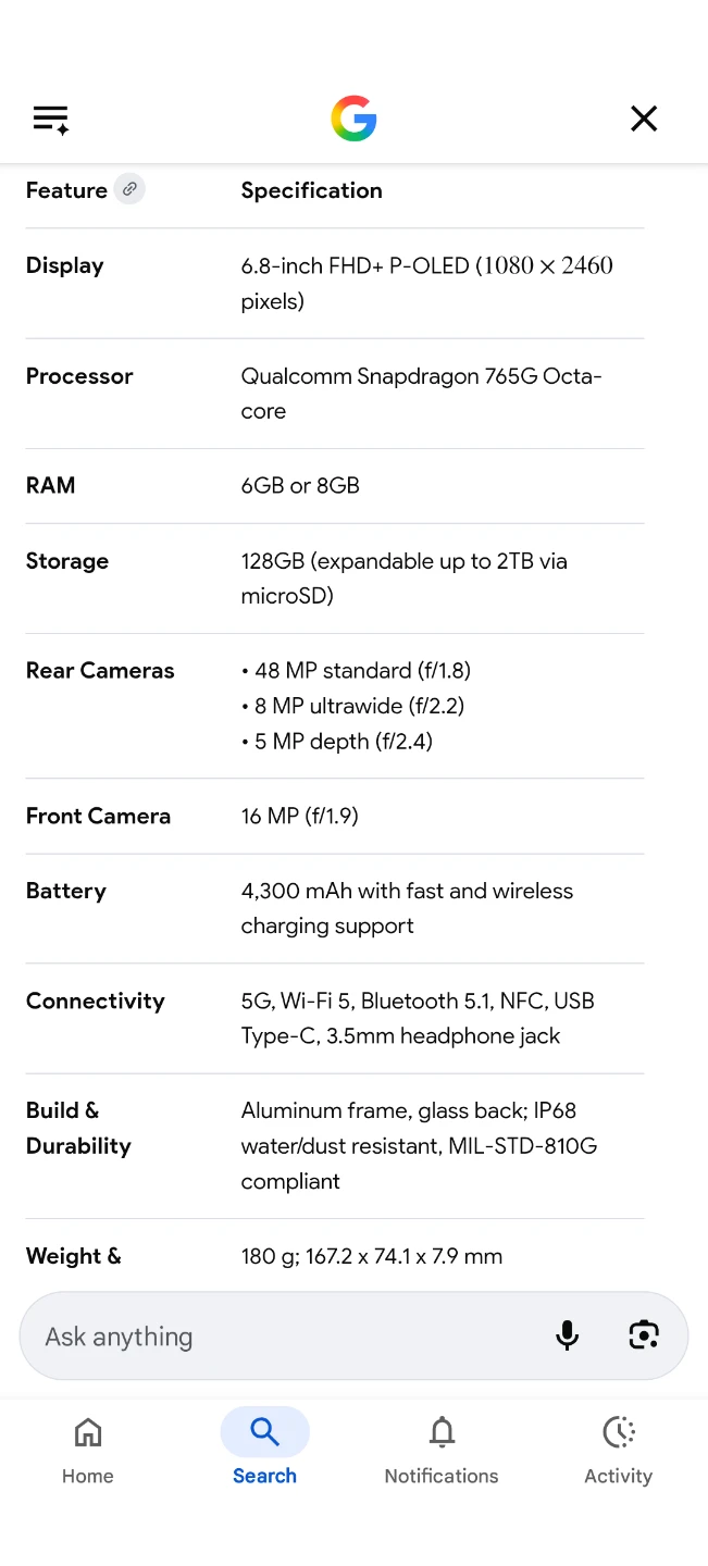 LG Velvet 5G - photo 3