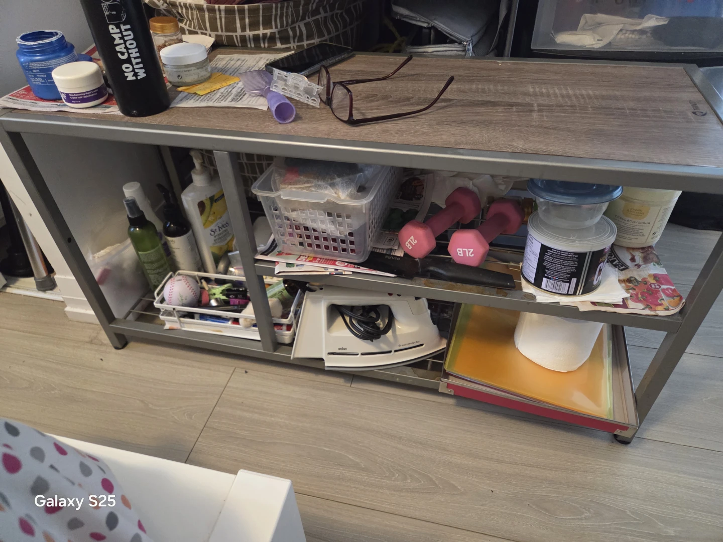 Trinity Metal and Wood Storage Shelf - photo 2