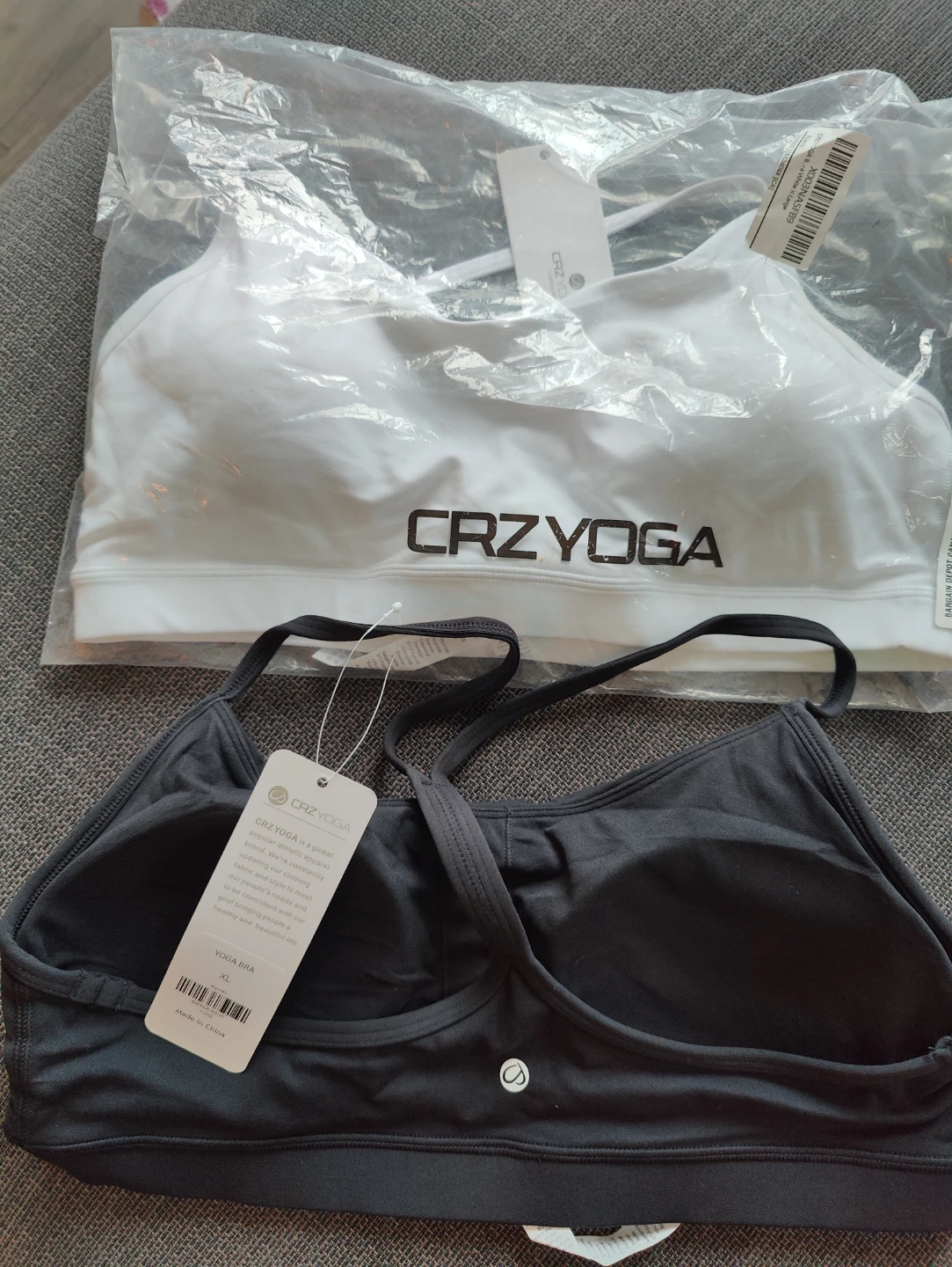 CRZ YOGA Sports Bras (Black & White) - photo 2