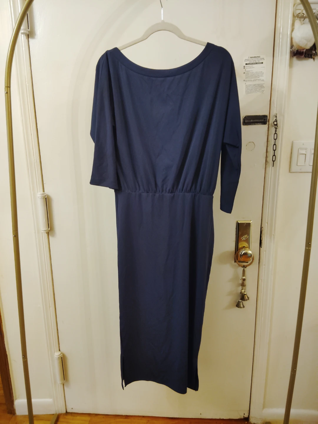 Grace Karin Navy Blue Maxi Dress