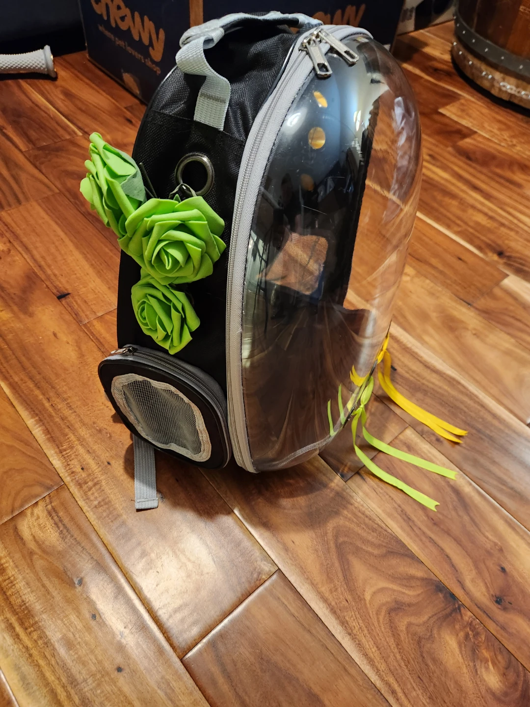 Pet Carrier Backpack with Clear Bubble Dome - photo 3
