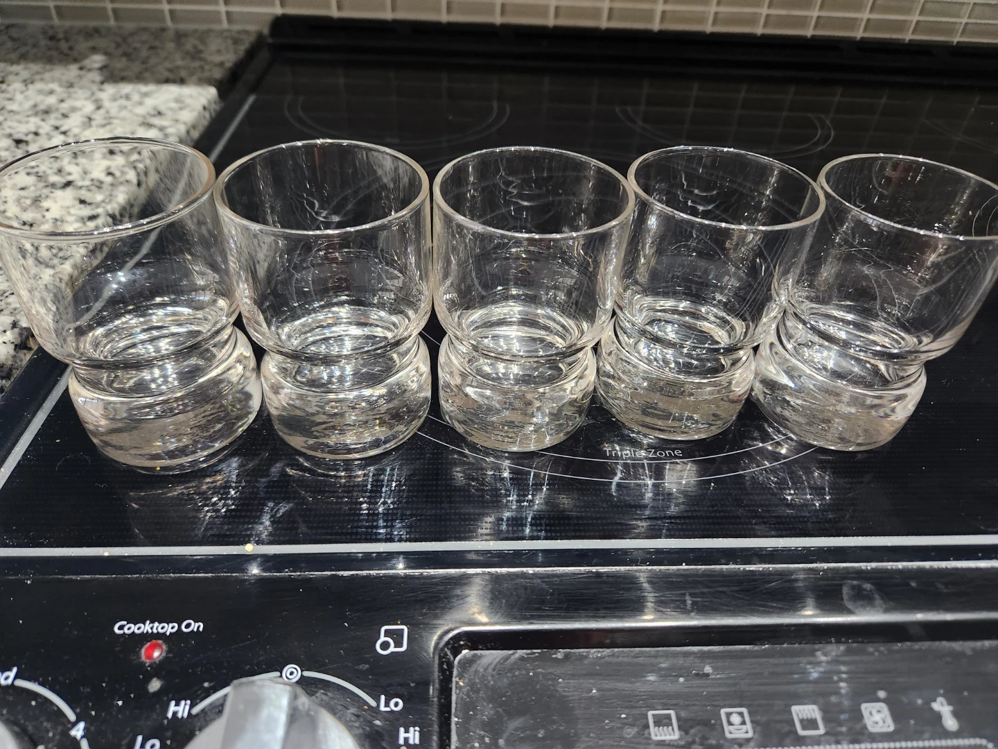 Set of 5 Clear  Glasses - photo 2