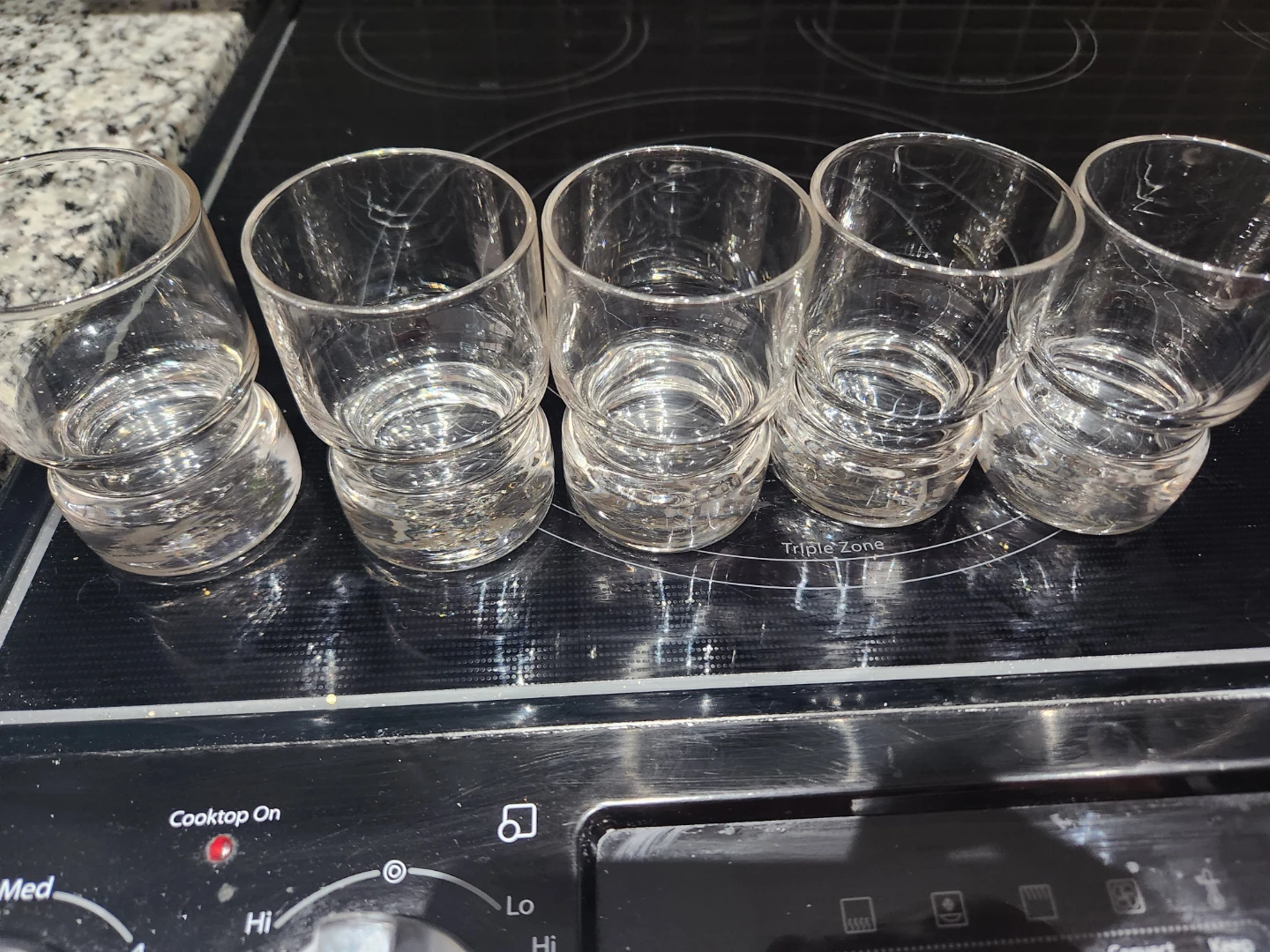Set of 5 Clear  Glasses - photo 3
