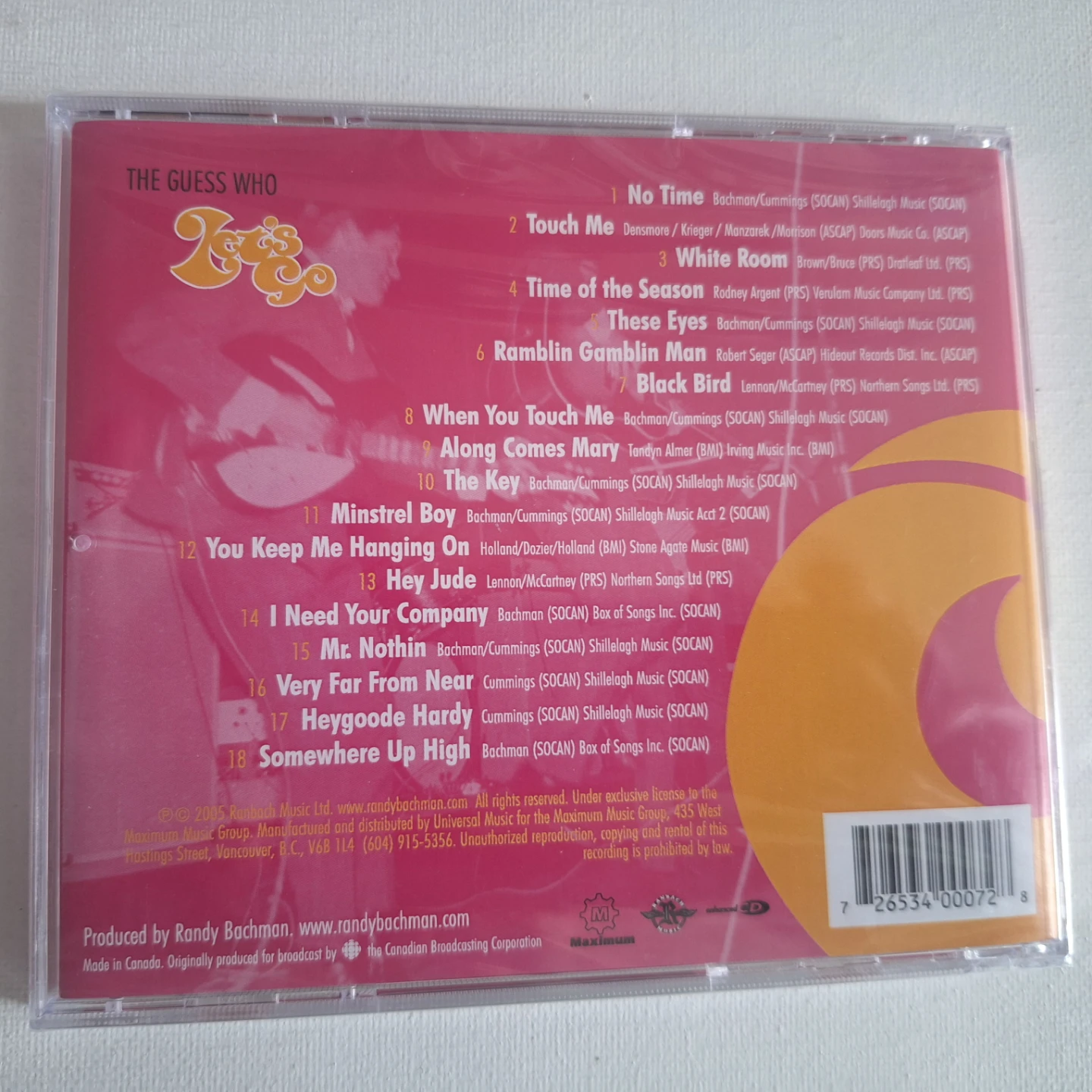 The Guess Who Lets Go New Sealed CD - photo 2
