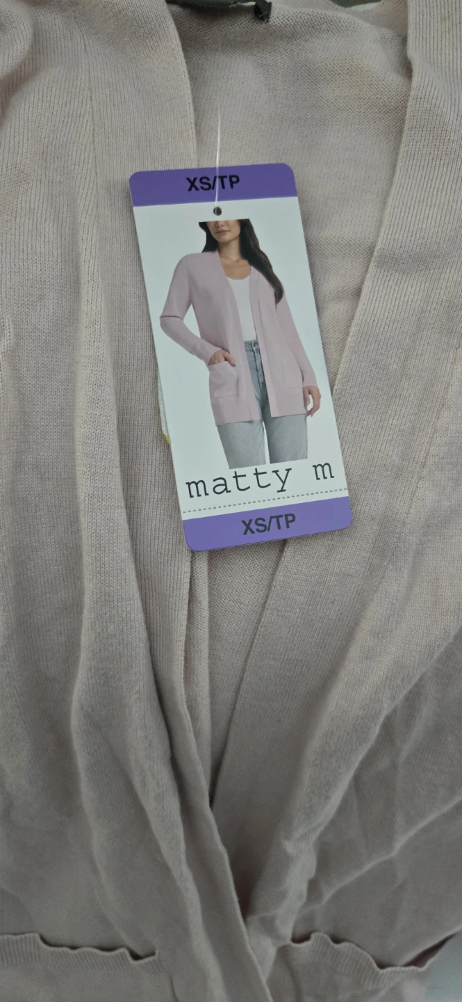 Matty M Pink Cardigan - XS/TP - photo 2