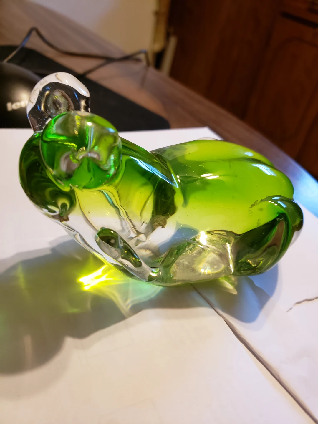 Glass frog figurine - photo 4